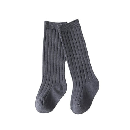 

koaiezne Baby Infants Toddlers Girls MIddle Socks 1 Pack Bow Ribbed Long Stockings Ruffled Socks School Leggings Dad Kid Matching Socks Valentine Kid Socks