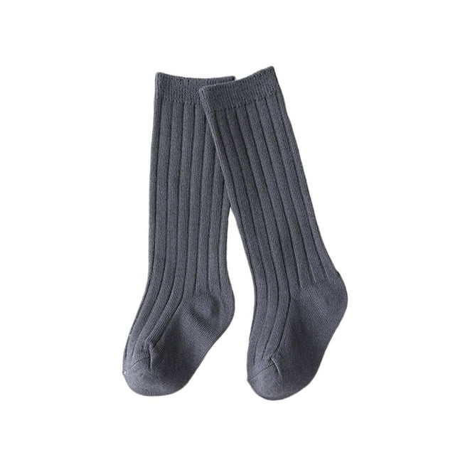 Kids Socks - Baby s Toddlers Girls MIddle Socks 1 Pack Bow Ribbed Long Stockings Ruffled Socks School Leggings, Toddler Socks,Color: Navy Size: 1-3 Years
