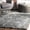 Gray, variant on nuLOOM Cloud Shag Area Rug, 5' x 5', Square, Cloud Grey