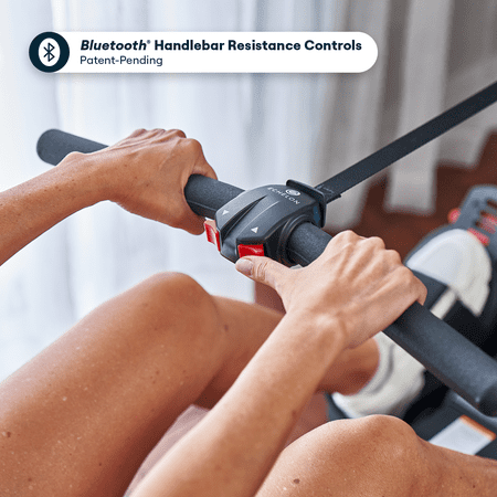 Echelon Bluetooth Rowing Machine, Foldable Design, 32 Levels, Total Body Cardio Workout