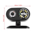 thumbnail image 2 of 2pcs Car Vehicle Thermometer Compass Ball Dashboard Self Adhesive Mount Navigation, 2 of 5