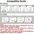 thumbnail image 5 of Universal Car Seat Covers Polyester Fabric Fit for Most Car SUV Truck Easy to Install Seat Covers for Car(red 2 Seat), 5 of 5