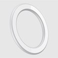 thumbnail image 4 of Titular De Anillo Soporte de teléfono móvil de pared magnética Soporte de teléfono de coche ultrafino para iPhone (blanco), 4 of 5