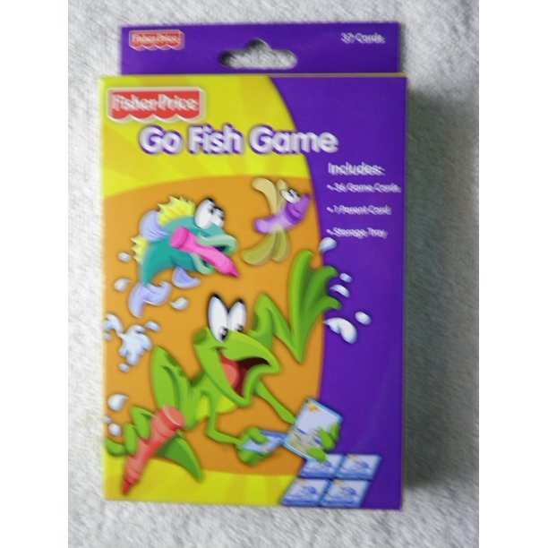 Go Fish Card Game, Go Fish Card Game By Fisher Price Ship from US