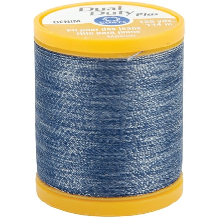 UPC: 0073650797521 | Coats Dual Duty Plus Denim Thread 125yd-Denim Blue
