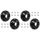 thumbnail image 1 of Paquete de 4 Bases de Mesa para RV, de Base de Mesa de Pedestal para RV, Soporte de Base de Pata de Mesa Empotrado, Placa Base de Montaje en Suelo de Mesa, 1 of 5