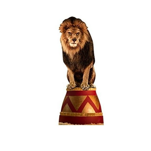 26 x 63 in. Circus Lion Wall Decal