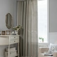thumbnail image 3 of 1Pair Boho Semi-Blackout Curtains Geometric Patterned Curtains 59" W x 87" L, 3 of 5
