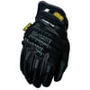Mechanix Wear 2X Black M-Pact 2 Full Finger Synthetic Leather Anti-Vibration Gloves With Neoprene Hook And Loop Wrist, EVA Foam Padded Impact Zones And Rubberized Panels On Thumb, Fingertips And