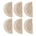 thumbnail image 4 of 6 Pcs Round Placemat Gold Hollowed Eco Friendly PVC Heat Resistant 38cm Dining Table Mat, 4 of 12