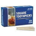 thumbnail image 1 of RPP R820SQ 2.75 in. Square Wood Toothpicks, Natural - 800 per Box, Box of 24, 1 of 1