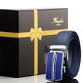 thumbnail image 1 of Men's Stainless Steel Blue Belt with Blue Buckle, 1 of 1