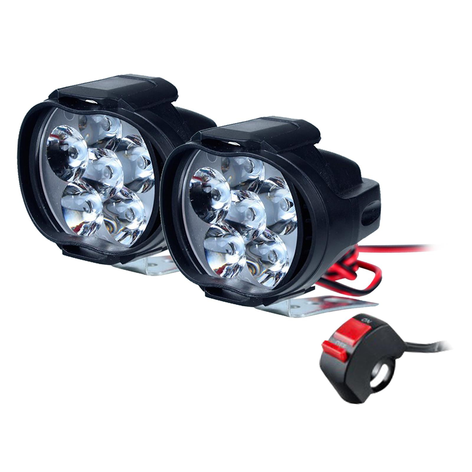 2011 Ford TAURUS Post mount spotlight Driver side WITH install kit -Black 6 inch 100W Halogen 