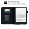 thumbnail image 2 of GSFY Case for All-New 7" Kindle Paperwhite (12th Generation-2024) and Kindle Colorsoft Signature Edition 2024, Smart Premium PU Leather Wallet Stand Protective Shell with Auto Sleep Wake, Black, 2 of 7