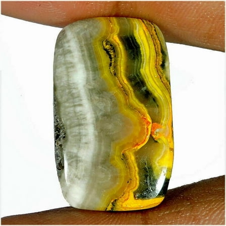 20.50Cts Natural Bumble Bee Jasper Cushion Jewelry Loose Gemstone