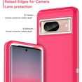 thumbnail image 2 of Petocase for Google Pixel 8 Case Shockproof Dust/Drop Proof 3-Layer Full Body Protection [Without Screen Protector] Rugged Heavy Duty Durable Phone Cover,Pink, 2 of 7