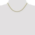 thumbnail image 2 of 14k Yellow Gold 16 Inch 2.35mm 3 Wire Wheat Chain Necklace Pendant Charm Spiga, 2 of 9