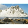 thumbnail image 2 of Zwick, Martin 18x15 White Modern Wood Framed Museum Art Print Titled - Coastal landscape with dunes at iconic Stokksnes during winter and stormy conditions Iceland, 2 of 4