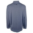 thumbnail image 4 of Tommy Bahama Men's Men's Big & Tall Flip Coast Half-Zip Reversible Pullover Sweatshirt BNHthr 2XLT, 4 of 4