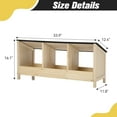 thumbnail image 2 of imerelez Chicken Coop with Waterproof Roof and 3 Nest Areas, 2 of 9