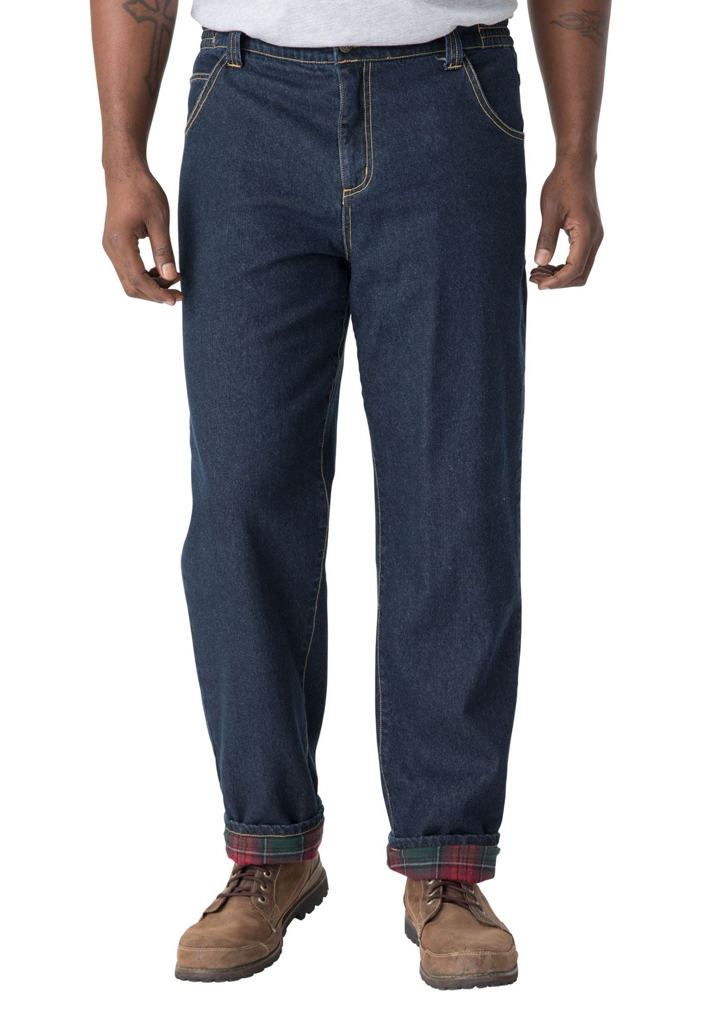mens side elastic jeans