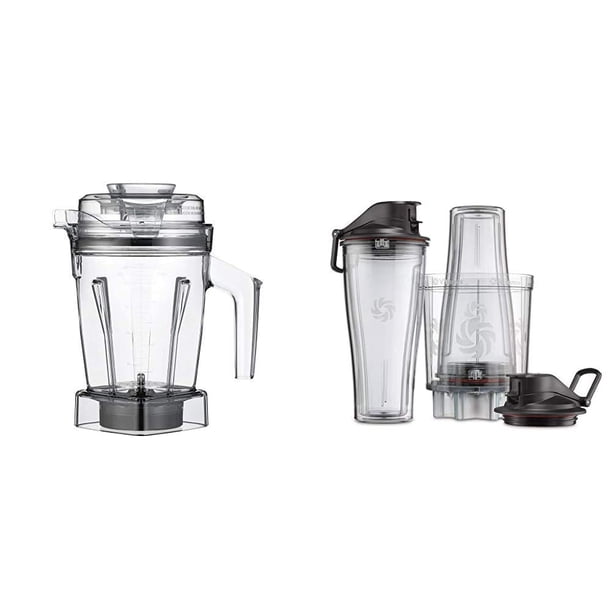 Contenedor Vitamix Aer Disc de 1,4 litros con adaptador de vaso personal