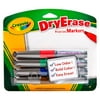 Crayola Dry-Erase Markers, 4-Count