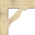 thumbnail image 2 of Ekena Millwork 6"W x 26"D x 26"H Funston Block Rough Sawn Bracket, Douglas Fir, 2 of 25