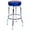 Navy Blue, variant on Richardson Seating 1950s Floridian Swivel Stool-Color:Wine,Height:30