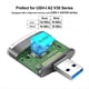 thumbnail image 2 of Adaptador de Lector USB y SD 2 en 1, Adaptador de Tarjeta SD TF A USB 3.0 Compatible con SDHC SDXC MMC UHS-I para Computadora, PC y Portátil, 2 of 5