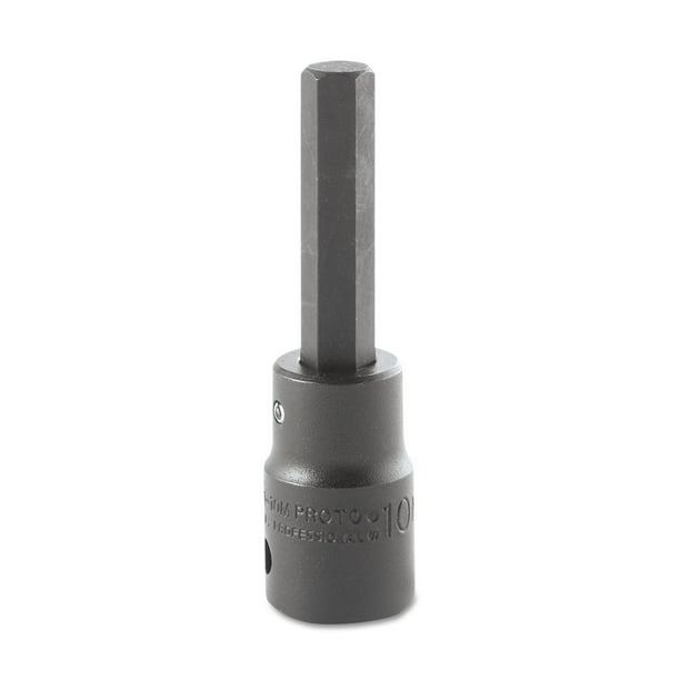 Metric HexBit Impact Socket, 1/2 Drive, 10mm Bit