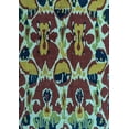 thumbnail image 1 of Ahgly Company Machine Washable Indoor Rectangle Abstract Light Blue Modern Area Rugs, 6' x 9', 1 of 4