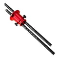 thumbnail image 1 of Calibrador de rueda de doble eje para mediciones métricas y en pulgadas en carpintería Rojo, 1 of 9