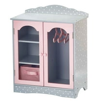 Olivia's Little World 18" Doll Wooden Double Door Shaker Dresser