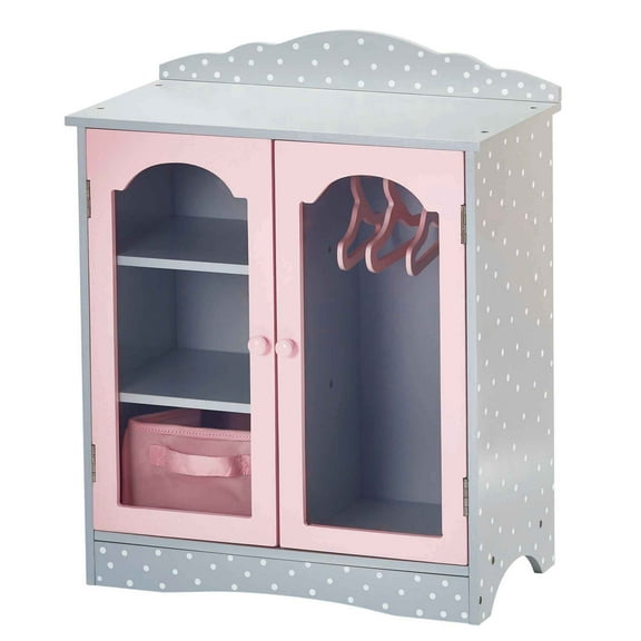 Olivia's Little World 18" Doll Wooden Double Door Shaker Dresser