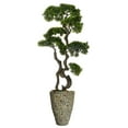 thumbnail image 1 of Vintage Home Artificial Faux Real Touch 59" Tall Bonsai Tree And Fiberstone Planter, 1 of 1