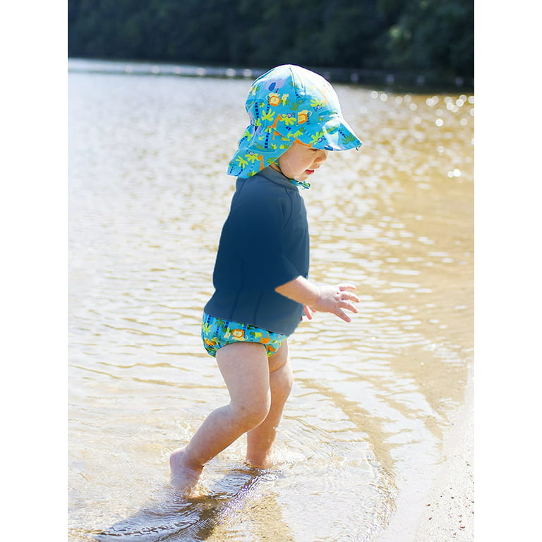 i Play Short Sleeve Rash Guard Swim Shirt for Baby, Toddler UPF 50