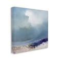 thumbnail image 3 of Overcast Ocean Splashing Waves Abstract Painting Gallery Wrapped Canvas Print Wall Art, 3 of 7