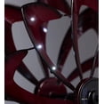thumbnail image 3 of Plow & Hearth Solar Lighted LED Flower Metal Wind Spinner with Bi-Direction Rotors, 3 of 5