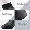 thumbnail image 4 of 12 Pairs Women Ankle High Nylon Sheer Socks Soft Silky Short Socks, 4 of 5