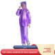 thumbnail image 1 of Typpkmm Chubasquero Y Pantalones De Lluvia Unisex Engrosados, Crystal [pocket + face protection] roland purple, 1 of 6