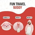 thumbnail image 7 of Mochi Bunny Adult Snugible 2-in-1 Blanket Hoodie  Pillow, 7 of 7