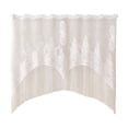 thumbnail image 1 of Fareti Boho Curtain Sheer Lace Tassels Window Rustic Bohemian Farmhouse Drape for Kitchen Half Window Bathroom Decoration Rod, 1 of 4