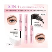 Aliver Lash Bond and Seal Cluster Lash Glue Upgraded 2 in 1 DIY Eyelash Extension Adhesive Glue, Super Strong Hold 72 Hours Waterproof