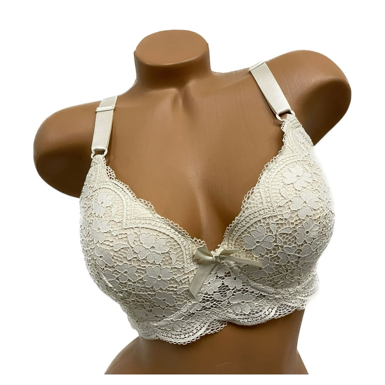 Women Bras 6 Pack of T-shirt Bra B Cup C Cup D Cup DD Cup DDD Cup Size 44DD  (S8236)