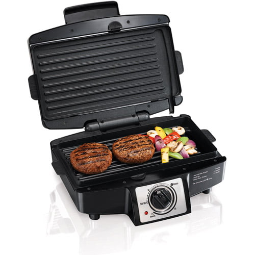 Hamilton Beach 4 Burger 110" Grill with Removable Grids | Model# 25332