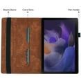 thumbnail image 2 of Allytech Case for Samsung Galaxy Tab A9+ 11.0" 2023 (SM-X210 / SM-X215 / SM-X216) with Pen Holder & Card Pocket, Kickstand Multi-Angle Viewing Shockproof Slim Soft TPU Back Cover Case, Brown, 2 of 9