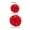 B, variant on 8 Pieces Elegant Paper Flower Balls - Tissue Pom Poms for Weddings, Parties, Birthdays, and Holidays