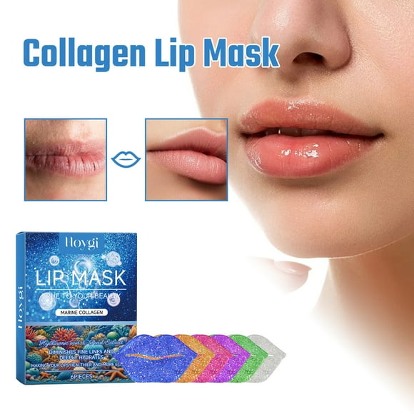 Uklsqma Savings Lip Care Moisturizing Collagenss Supplement Collagenss Lip Mask
