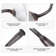 thumbnail image 4 of MasteelfCA 1PC Triangle Hoe Digging Soil Manuring Tool Pointed Head Trenching Hoe, 4 of 8